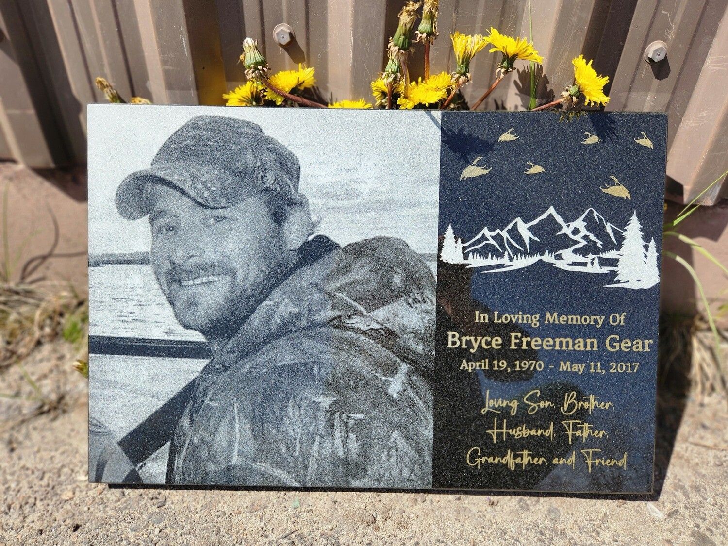 8&quot; x 10&quot; x 1&quot; Marble Plaque
