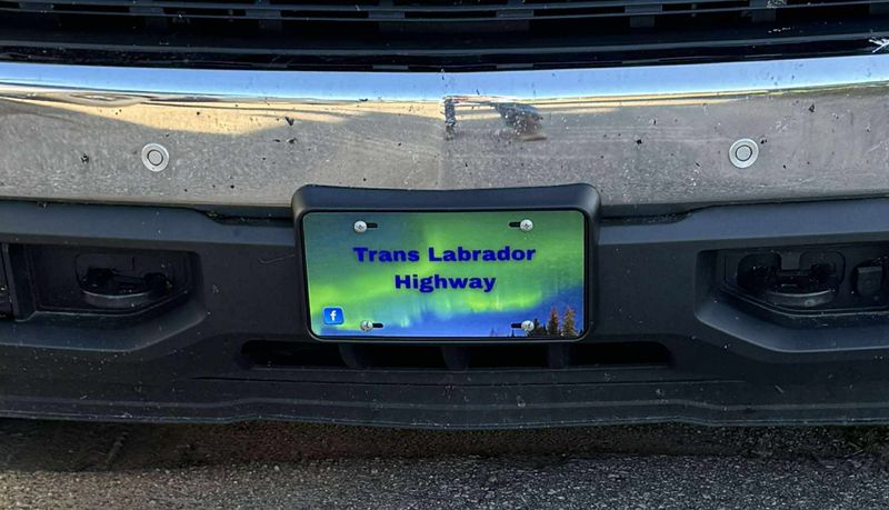Trans Labrador Highway License Plate