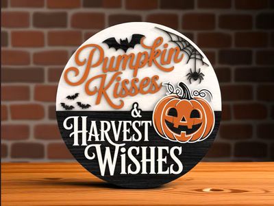 Halloween/Fall 12&quot; Sign