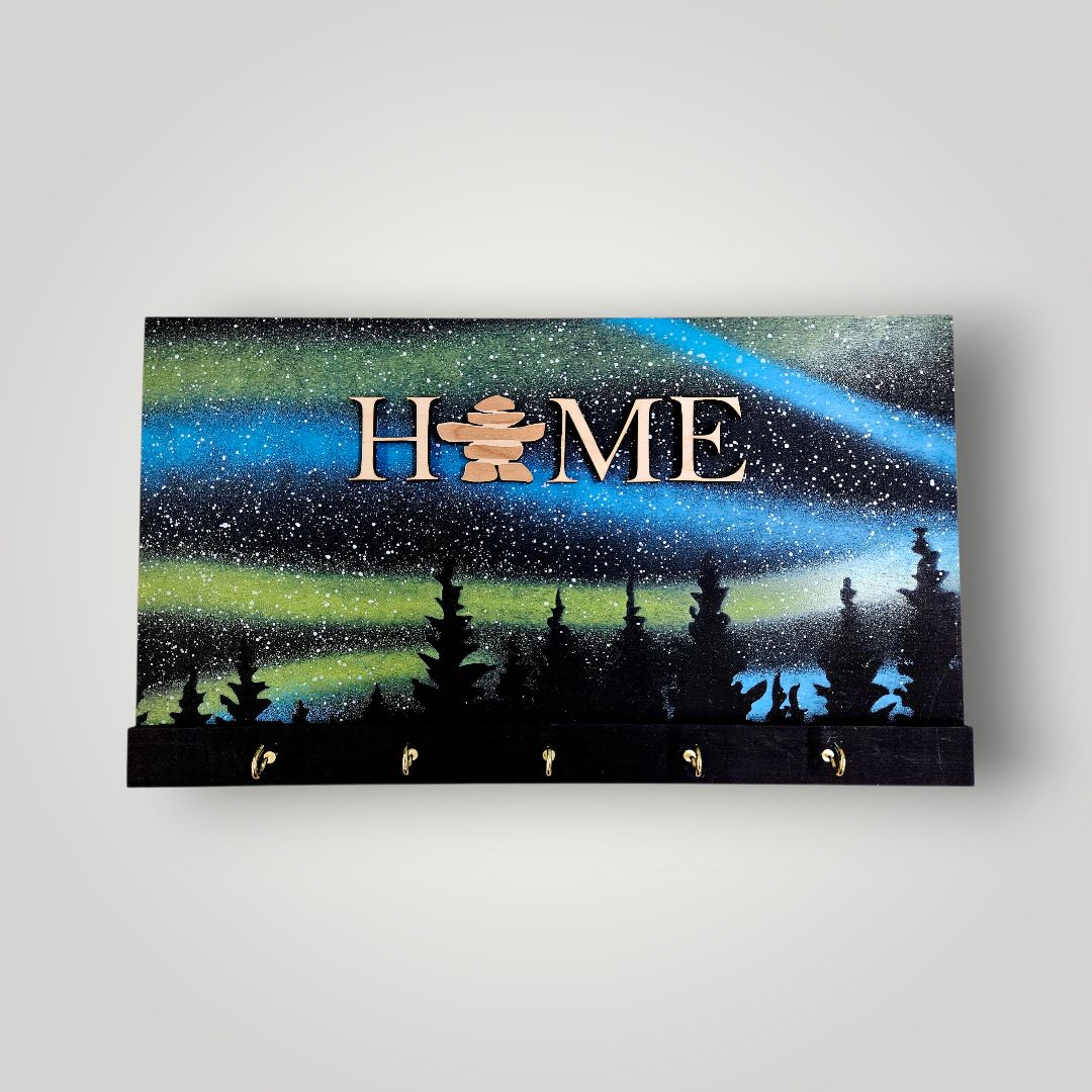 Northern Lights Home Keychain Rack