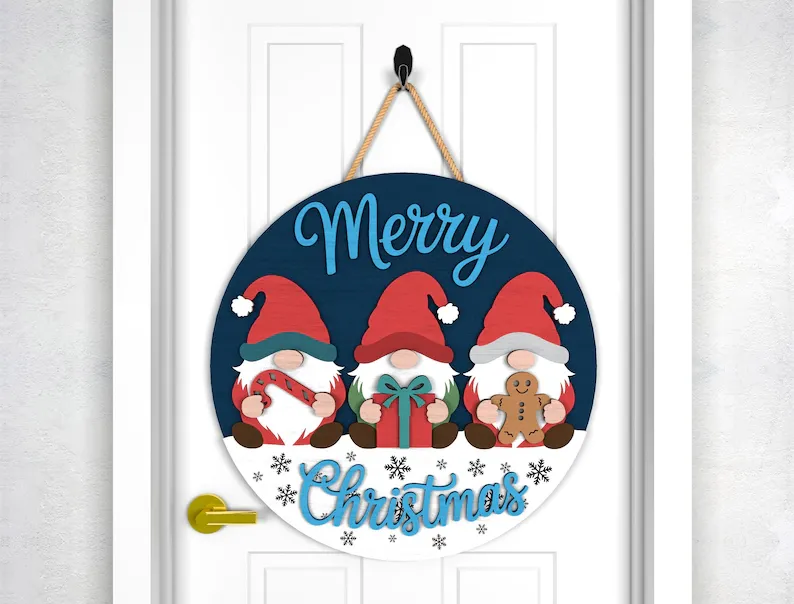 🎅12&quot; Round Christmas Paint Kit 🎄