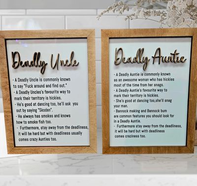 Deadly Auntie or Uncle Sign