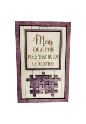 Mother's Day Puzzle Sign