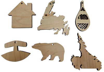 Custom laser cut shapes for crafting pack of 10 one shape