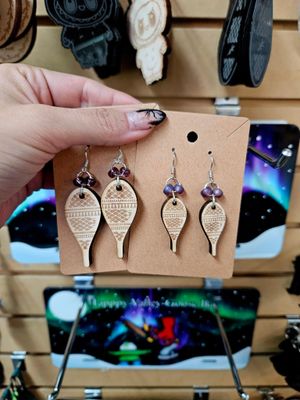 Snowshoe Earrings