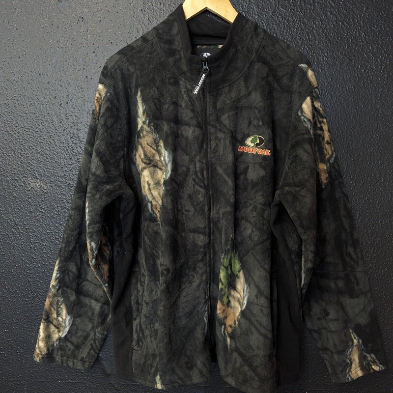 Mossy Oak Fleece Zip-up Jacket XL