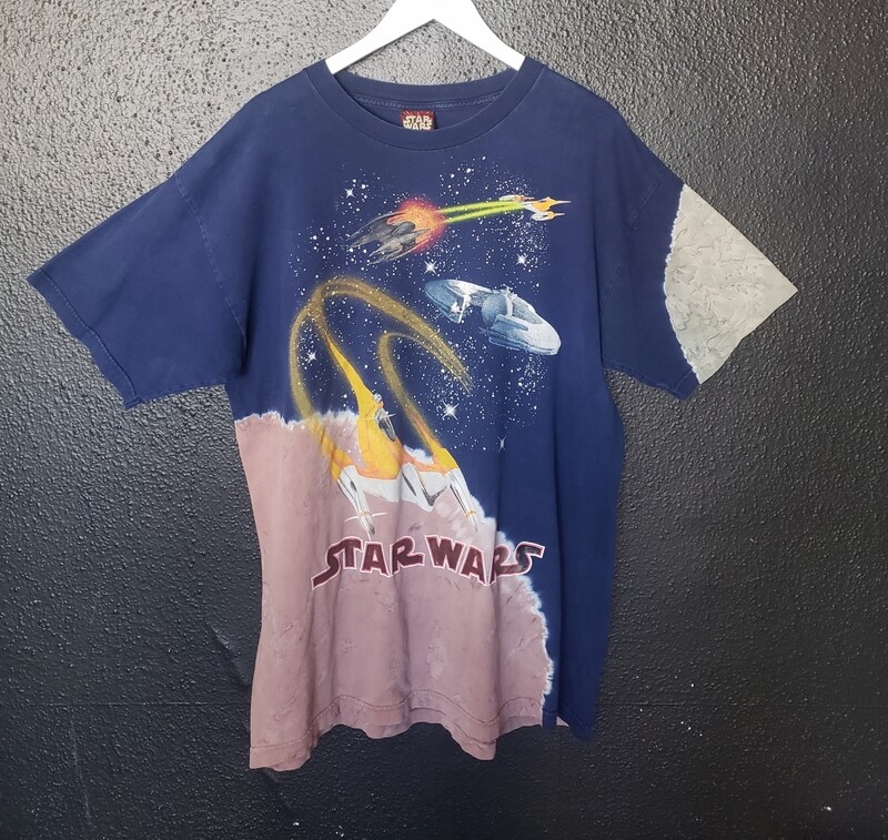 Vintage Star Wars Tie-Dyed T-Shirt- sz L