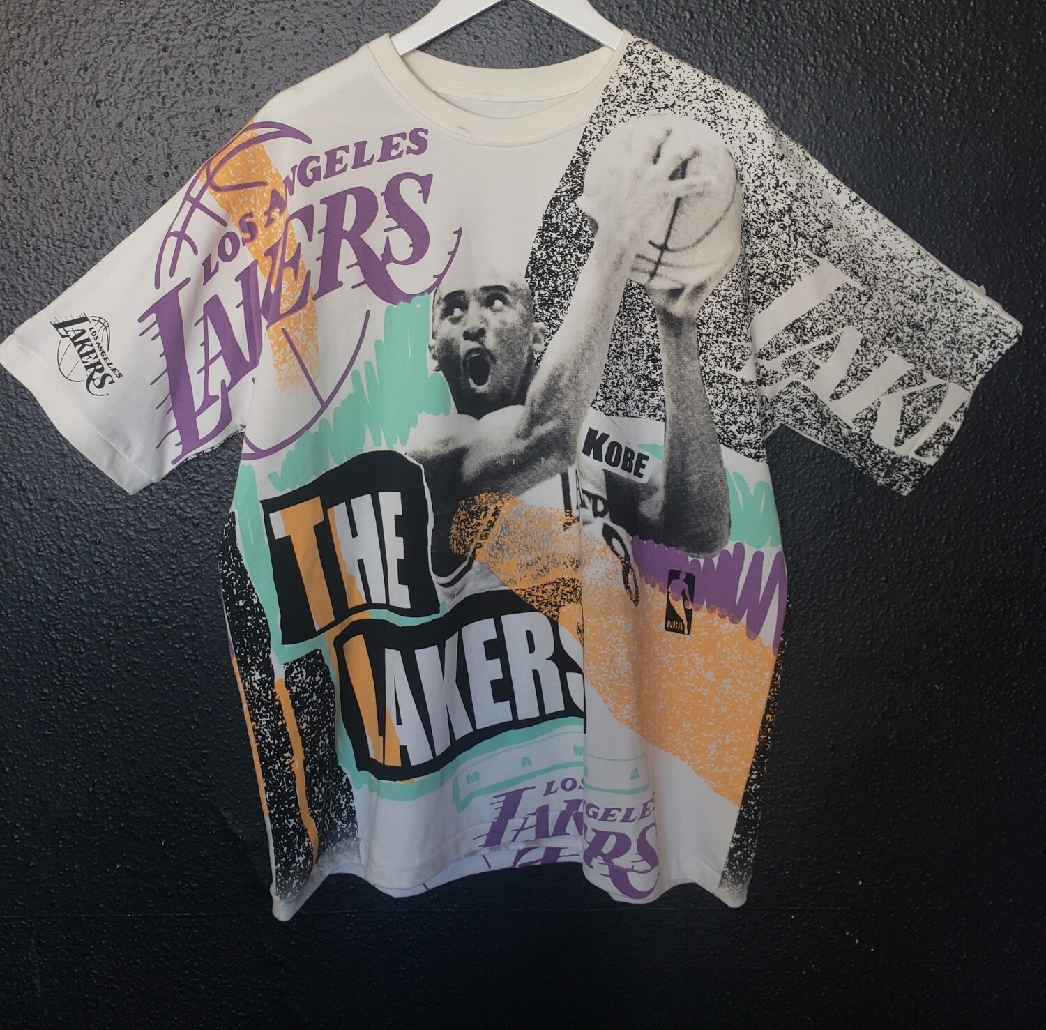 Kobe Lakers All Over Print T-shirt2- One Size Fits All