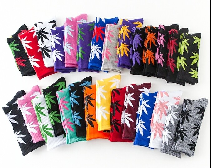 Weed Socks Marijuana Crew Socks