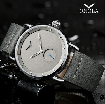 2019 ONOLA Top Brand Leather Men Watches Clock Waterproof Wrist Watch Sports Watch Women