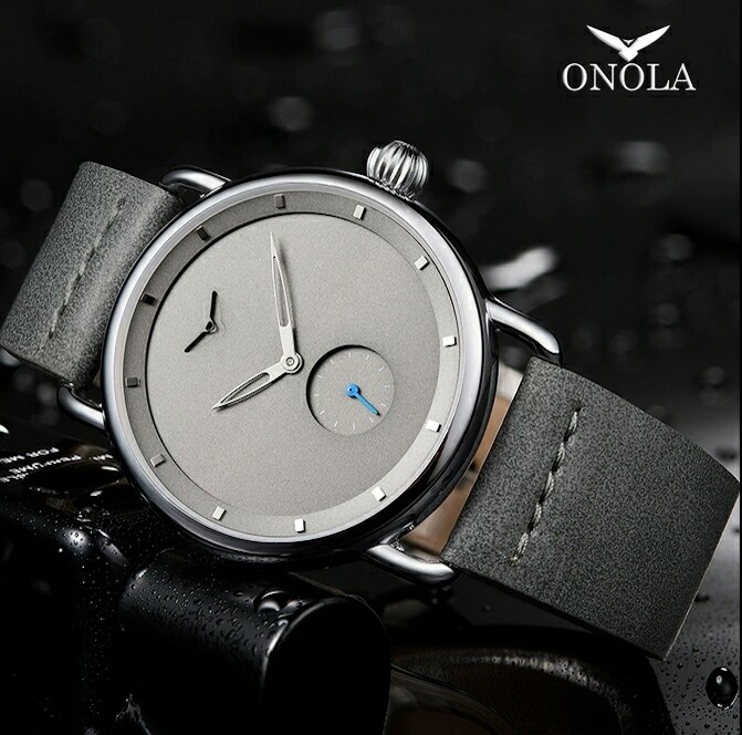 2019 ONOLA Top Brand Leather Men Watches Clock Waterproof Wrist Watch Sports Watch Women