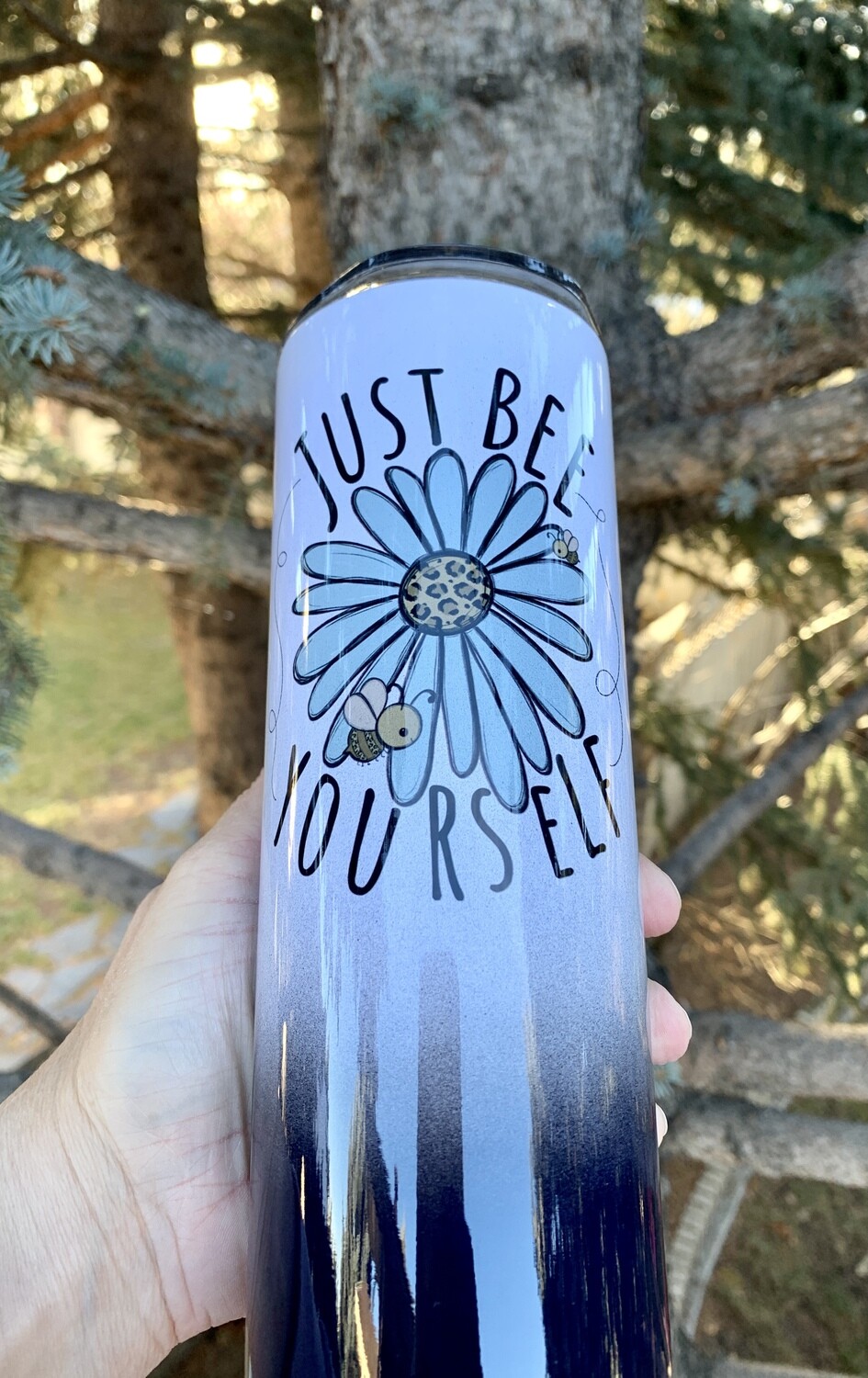 20oz stainless steel tumbler - Just Bee Yourself