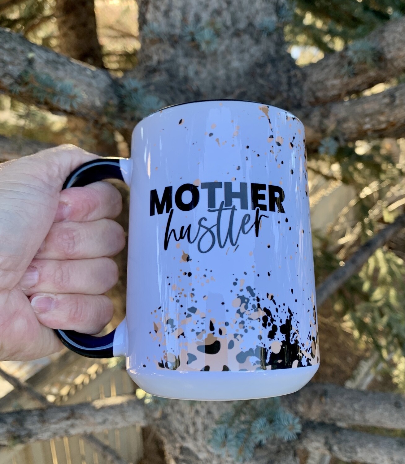 15oz Ceramic Mug - Mother Hustler