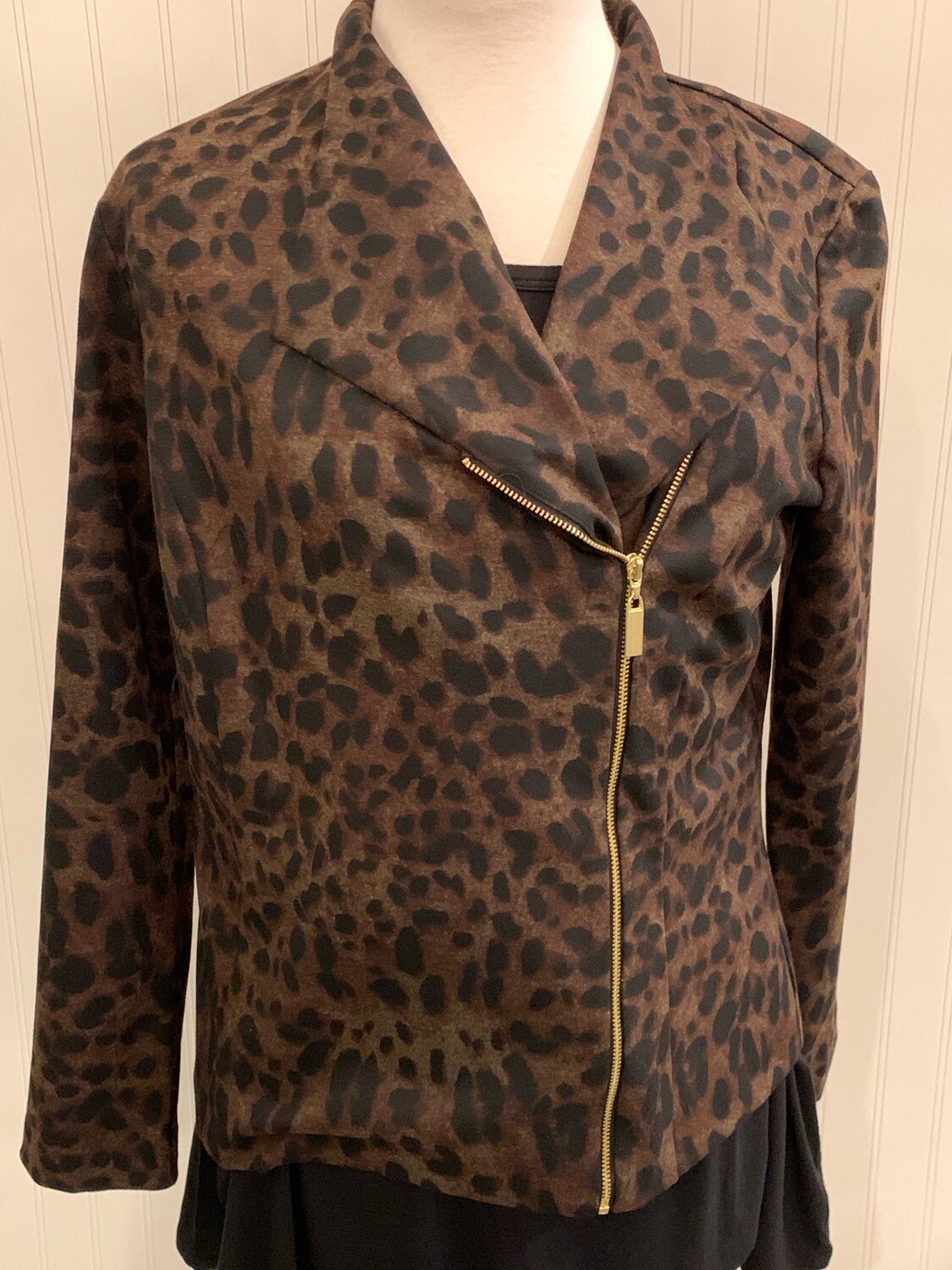 Soft Works 21911 animal print moto jacket