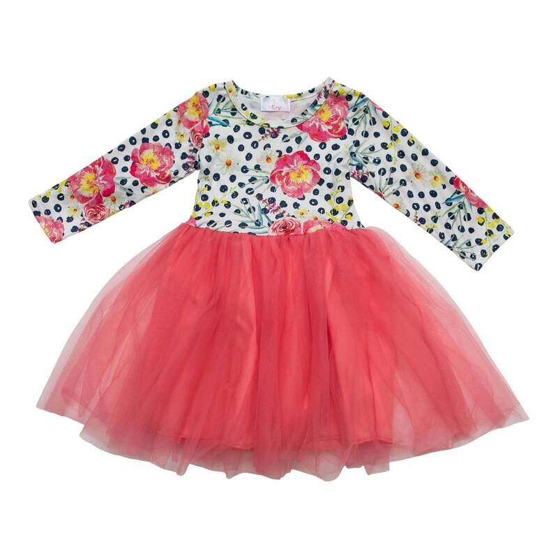 Mila & Rose Pop of Color Tutu Dress