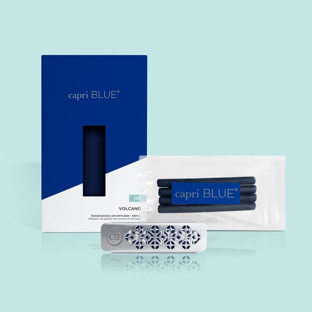 Capri Blue Volcano Fragranced Car Diffuser &amp; Refill