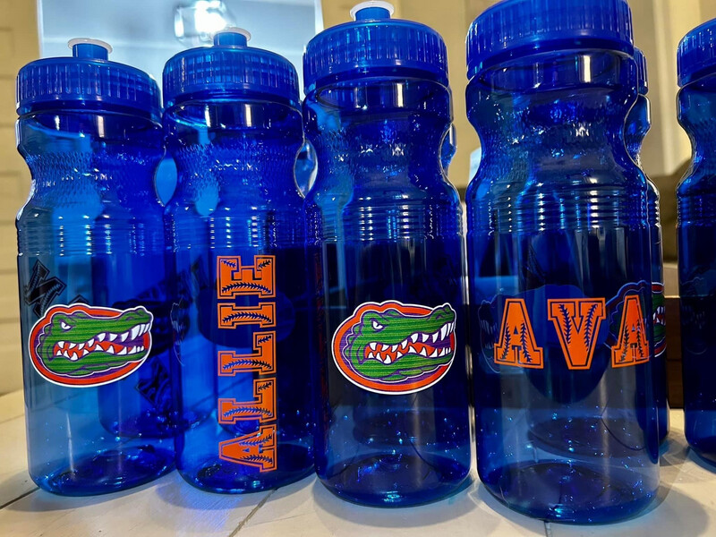 Team Water Bottle Decals