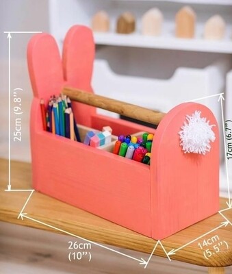 Bunny Rabbit Pencil Holder and Storage Bunny Rabbit Pencil Holder and Storage