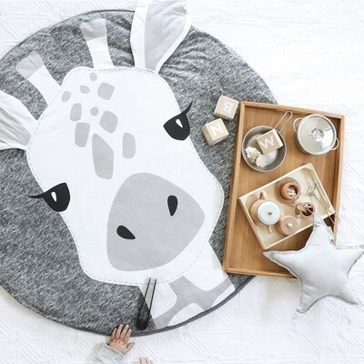 Round Play Mat for Baby Gym and Room Decor - Giraffe Round Play Mat for Baby Gym and Room Decor - Giraffe