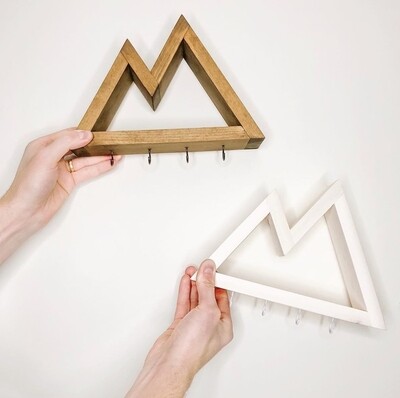Wooden Mountain Hocks - Nursery Wall Decor Wooden Mountain Hocks - Nursery Wall Decor