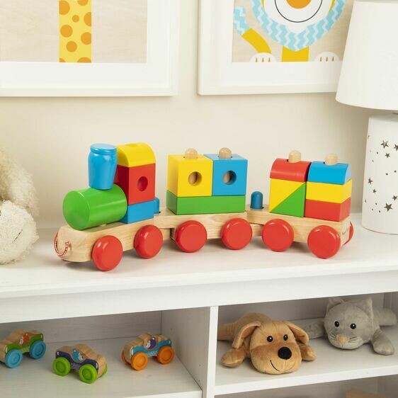Wooden Stacking Train