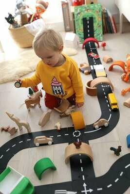 Waytoplay: Curve Extension Set - - Rubber Road Map