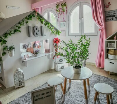 Cubby House Bed and Walk in Shop Cubby House Bed and Walk in Shop