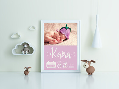 "Kaira New Born" Print and Frame "Kaira New Born" Print and Frame