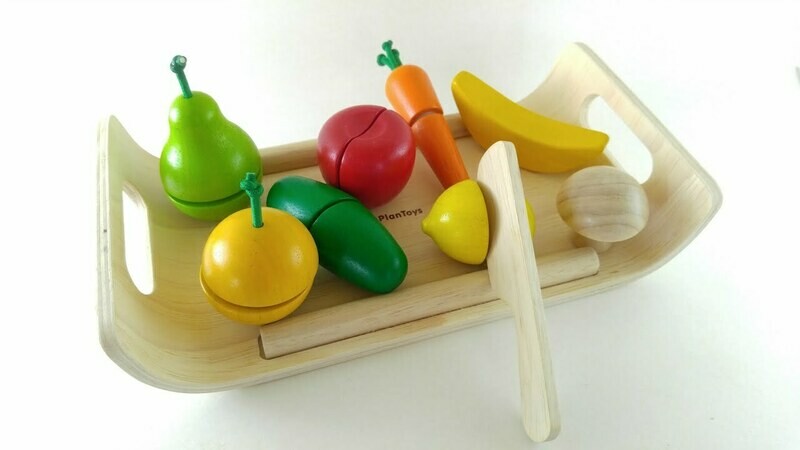 Wooden Assorted Fruit &amp; Vegetable