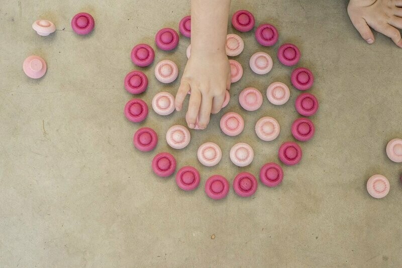 Mandala pink flowers