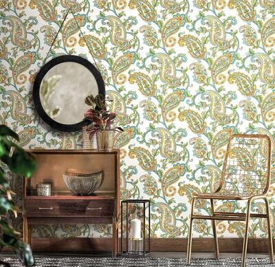 Wallpaper - Tropicano Inspired: Shawl Pattern