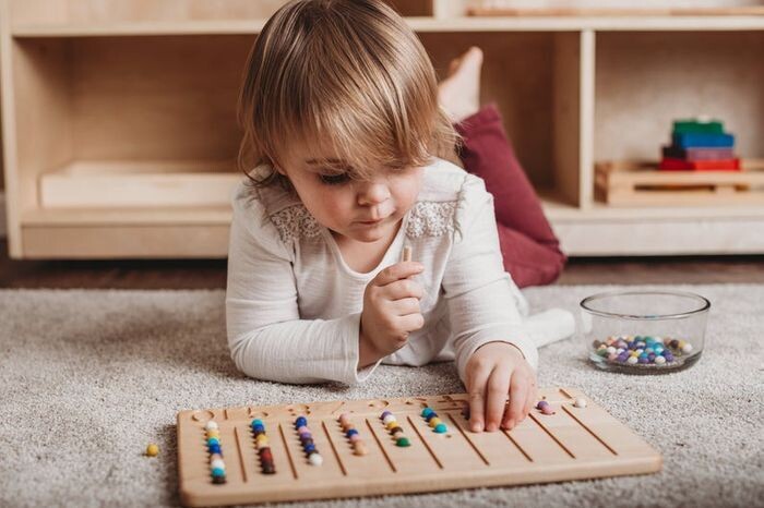 Montessori Wooden Counting Number Tracing Board
