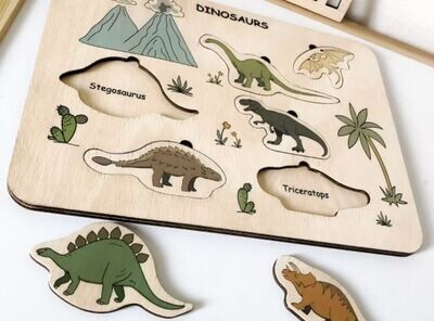 Wooden Dinosaurs Puzzle