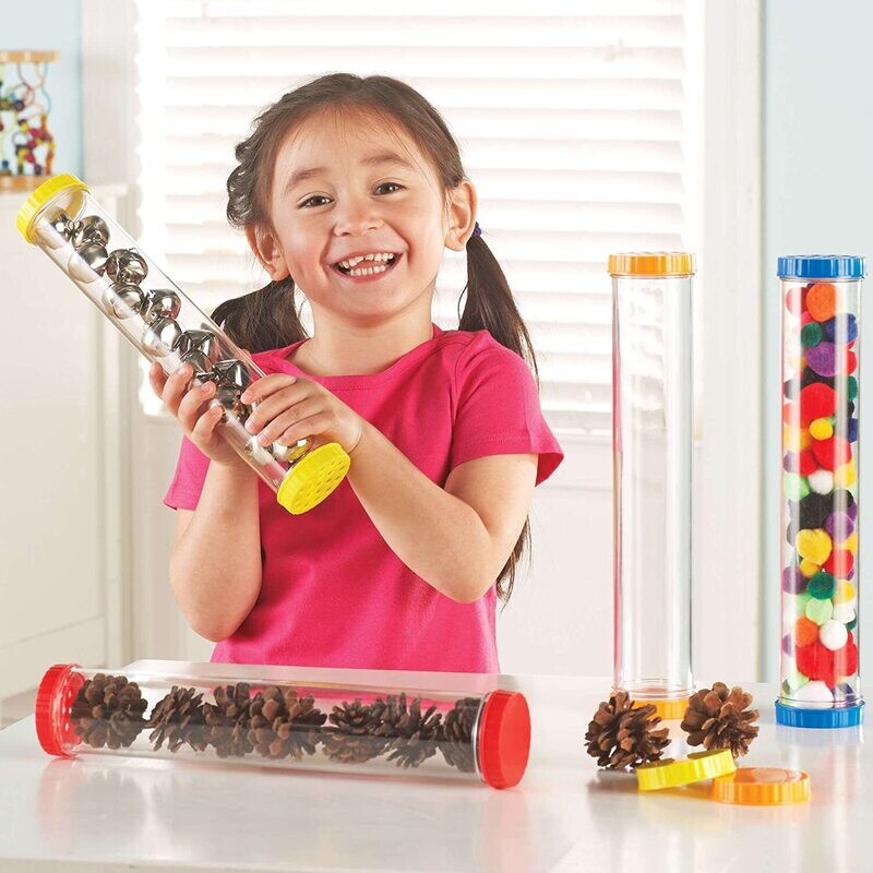 Learning Science Sensory Tubes - Set of 4 Learning Science Sensory Tubes - Set of 4