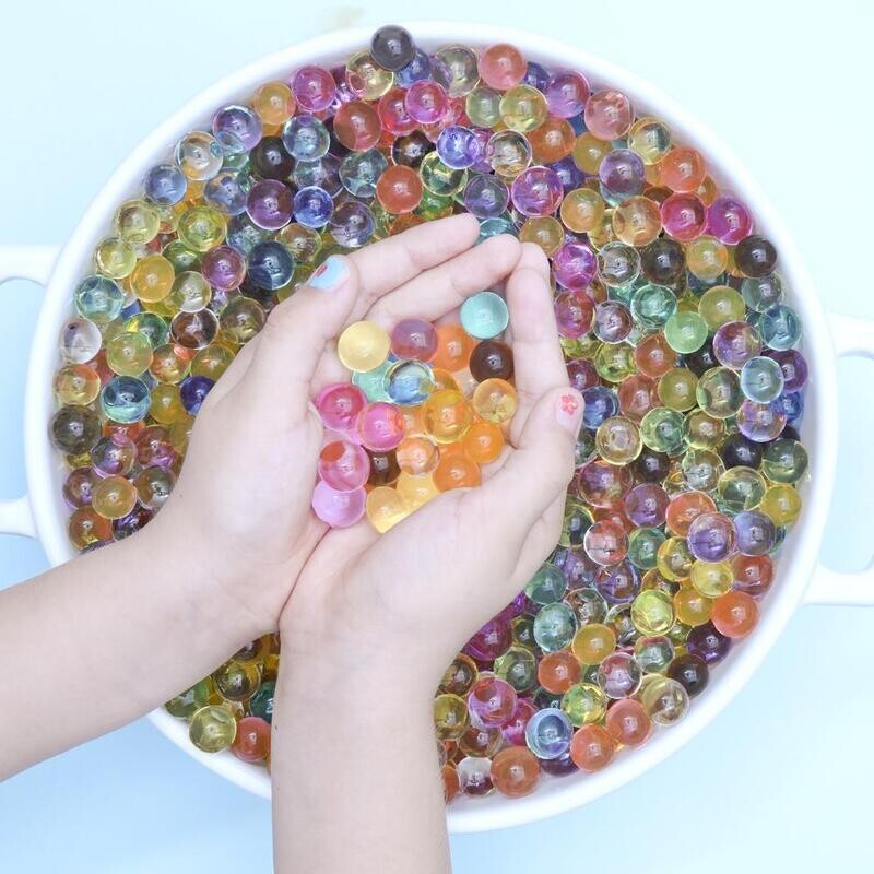 Sensory Water Beads - Rainbow