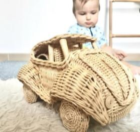 The Beetle Rattan Toy