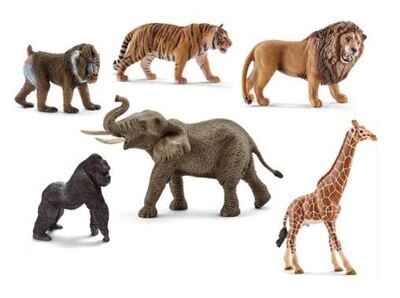 Schleich Jungle Animals Set of 6