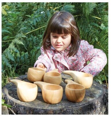 Woodland Wooden Cup 6pk