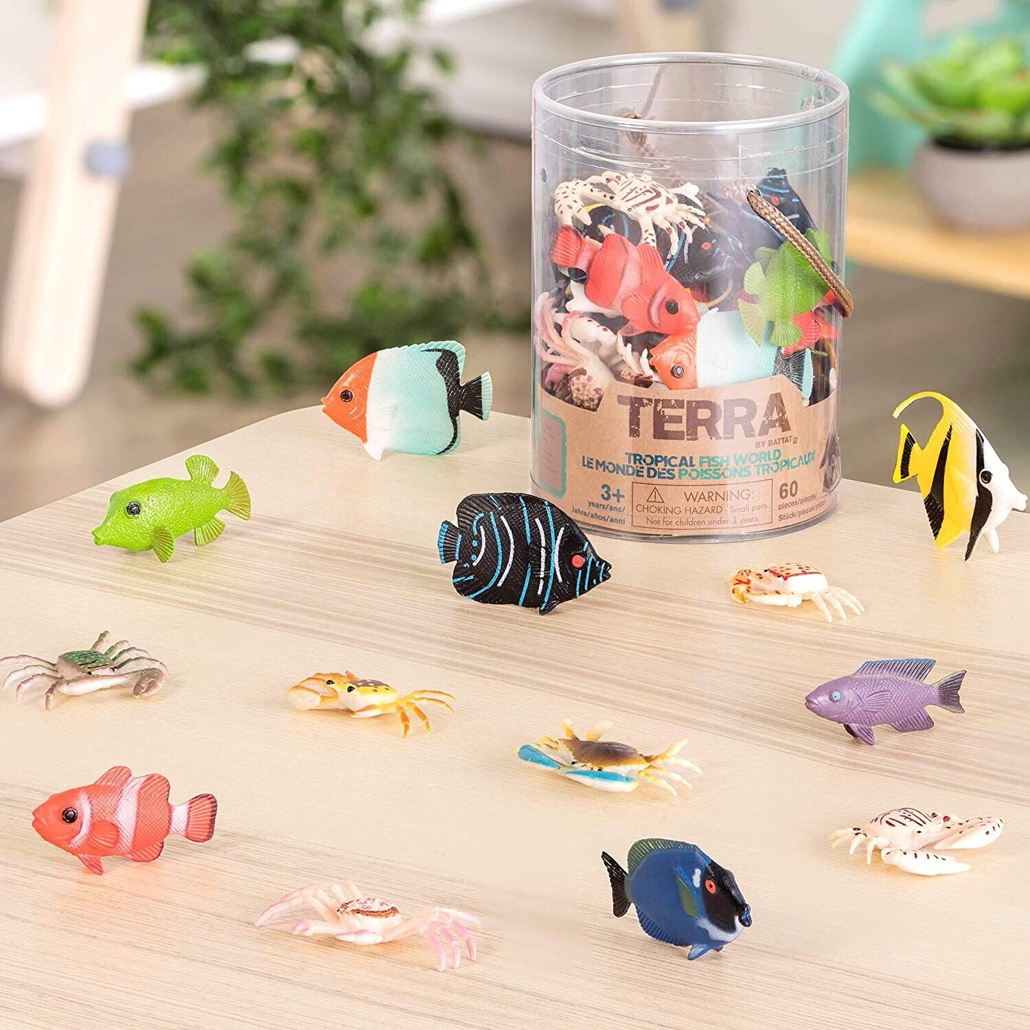 Tropical Fish – Assorted Miniature Sea Animals (60 Pc)