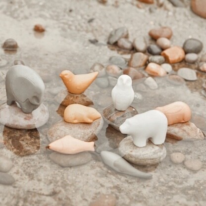 Assorted Colored Pebbles