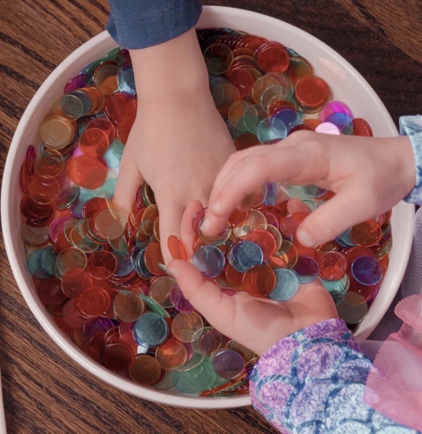 Transparent Color Counting Chips - Set of 250