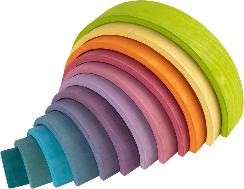Rainbow Wooden Stacker