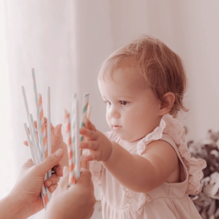 Rainbow Paper Straws