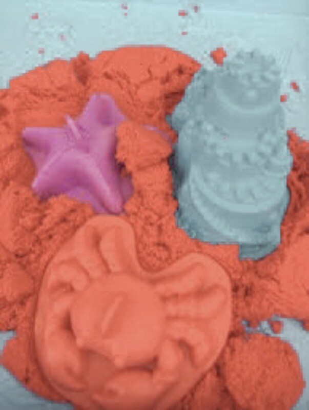 Moon/Kinetic Sand - Orange