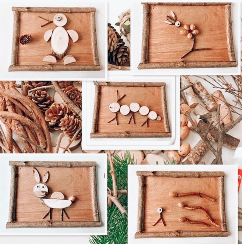 Nature DIY - Wood Art &amp; Craft Set