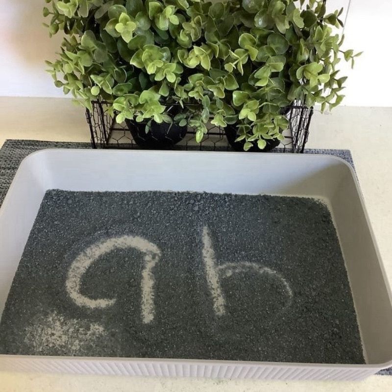 Home Made Sensory Salt - Black