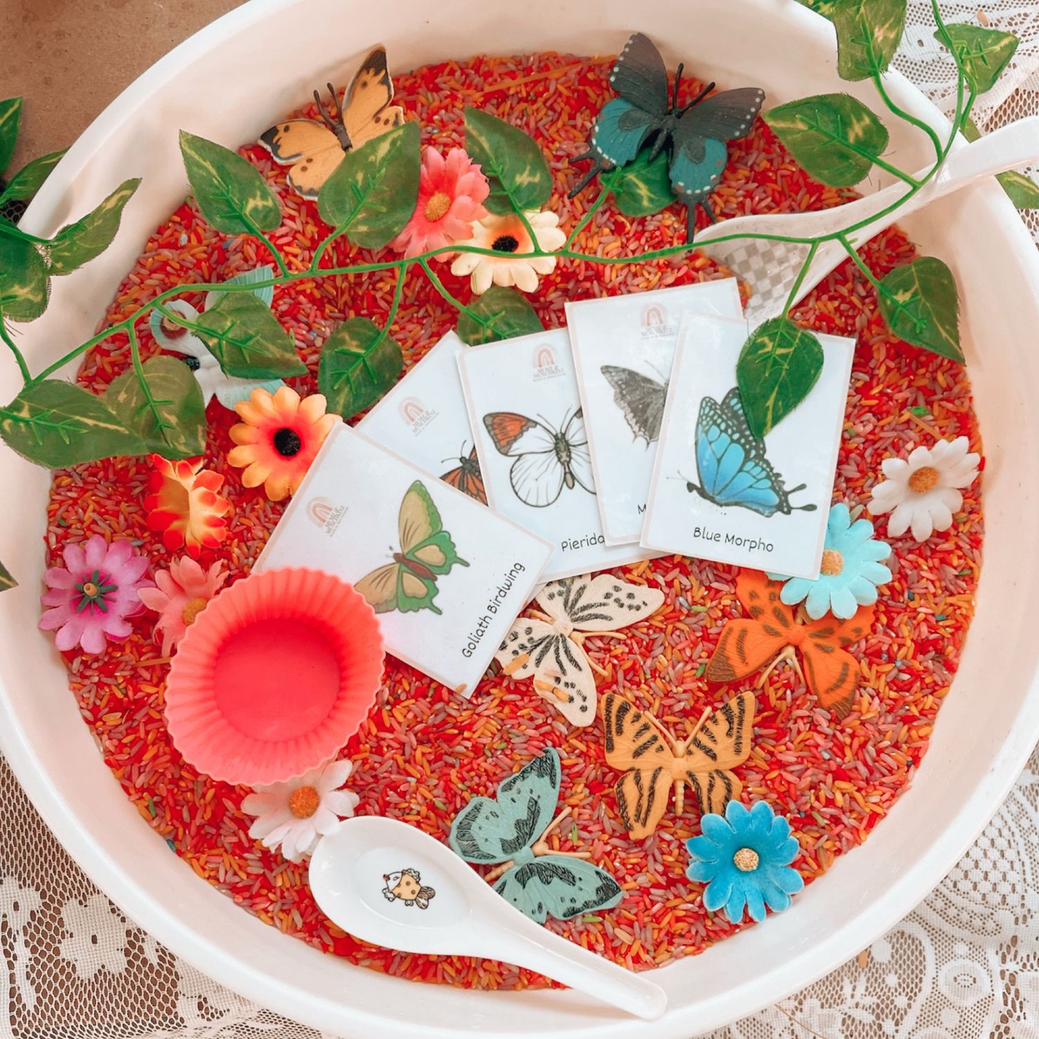 Flutter &amp; Fly - Rice-Based Sensory Tray Set