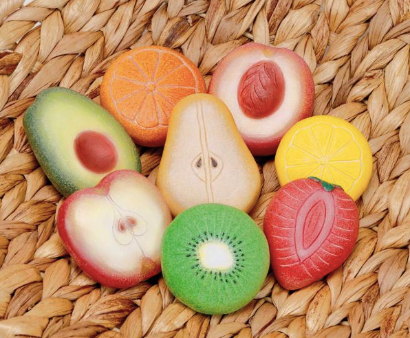 Fruit Sensory Play Stones