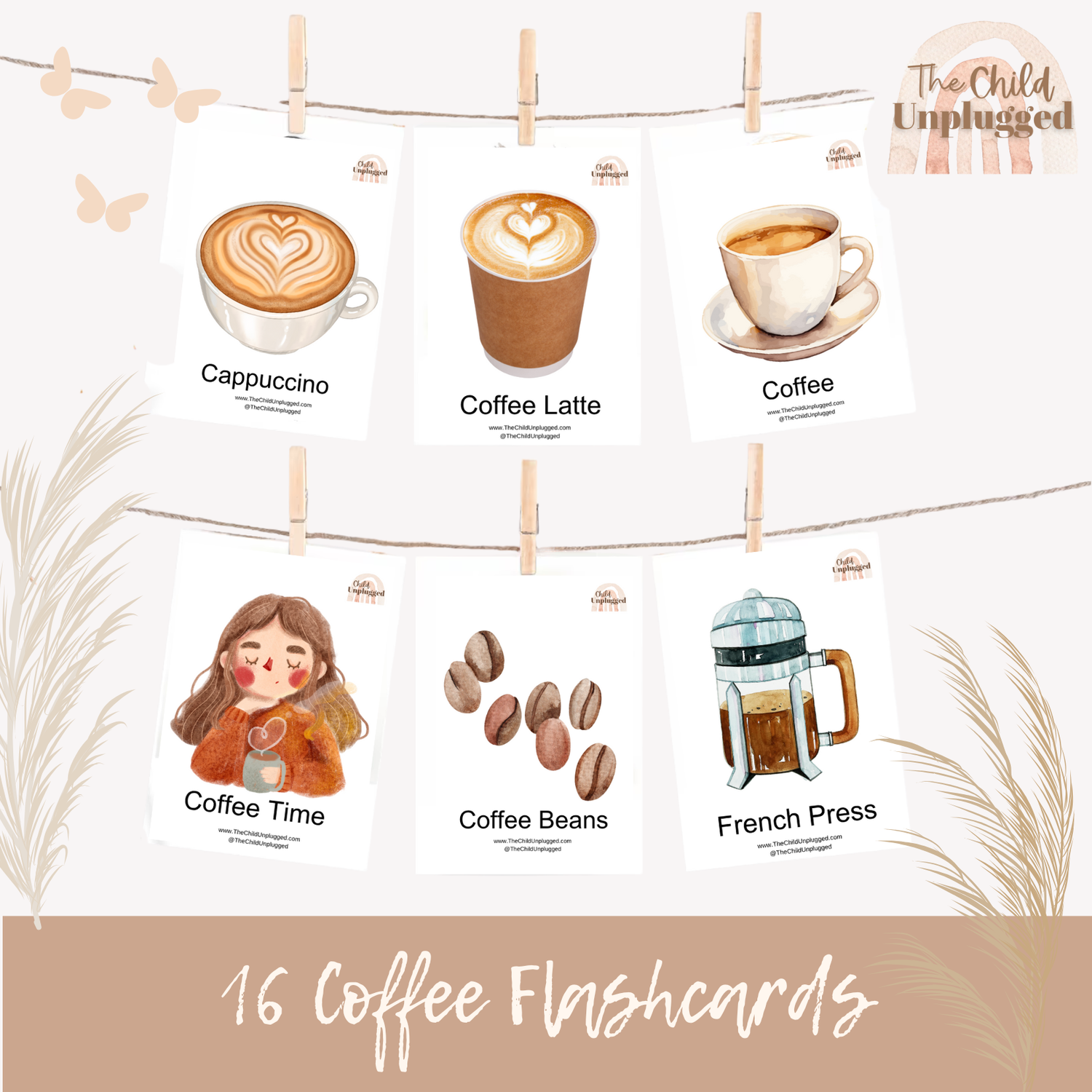 Downloads: Little Barista Flashcards-8 Pages