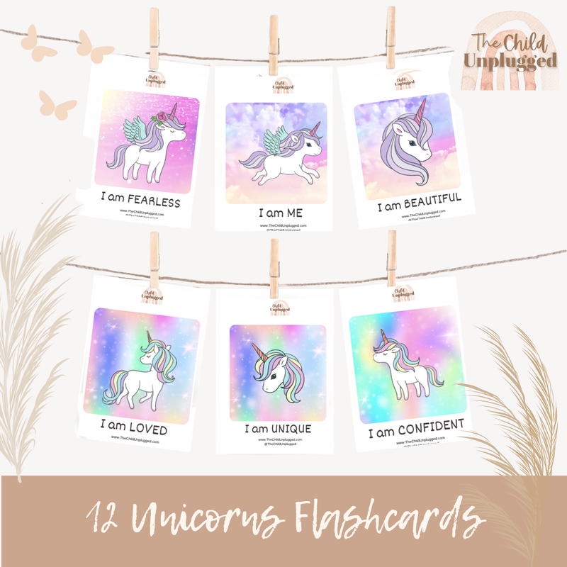 Downloads: Unicorn Magic Affirmation Cards-2 Pages